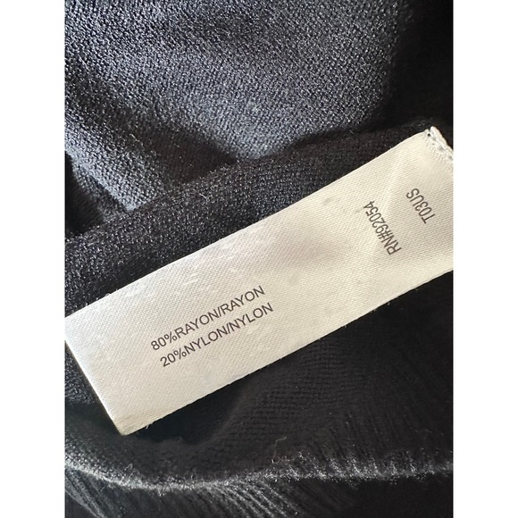 Carolyn Taylor Womens Sweater Cardigan Beaded Long‎ Sleeves Snap Front Black M - Picture 4 of 4